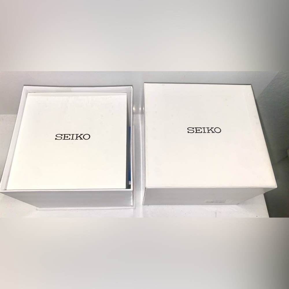 Auth Seiko Empty Presentation Display Watch Box W… - image 6